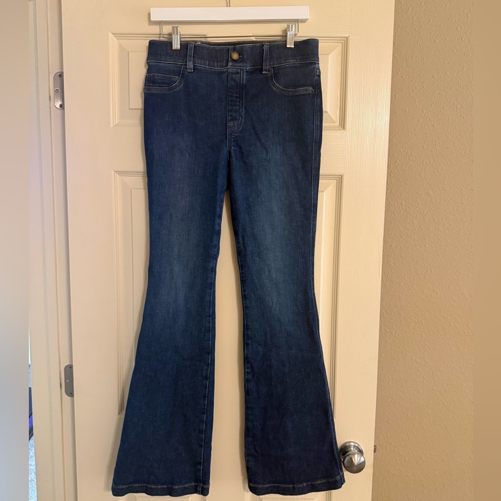 SPANX Women’s Dark Blue Flare Jeans